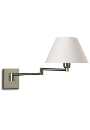 Lampa ścienna wewnętrzna AMERICANA A-1203/2 Matt Nickel - LED 1xE27 IP20 - PUJOL