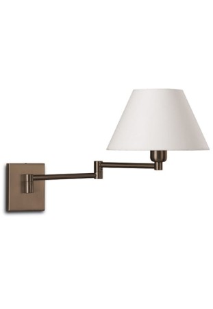 Lampa ścienna wewnętrzna AMERICANA A-1203/2 Bronze - LED 1xE27 IP20 - PUJOL