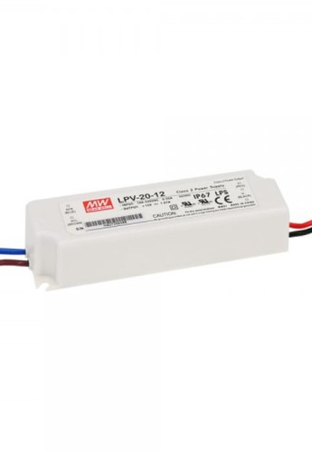 Zasilacz napięciowy LPV-20-12 - LED 20W 12V 1.67A IP67 - MEAN WELL