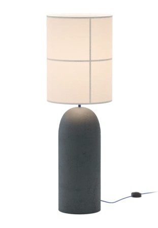 Lampa podłogowa wewnętrzna RANIA antracyt-biały kremowy - E27 220-240V IP20 - ROBIN