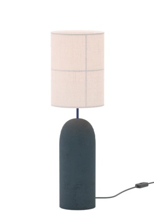 Lampa stołowa wewnętrzna RANIA antracyt-biały kremowy - E27 220-240V IP20 - ROBIN