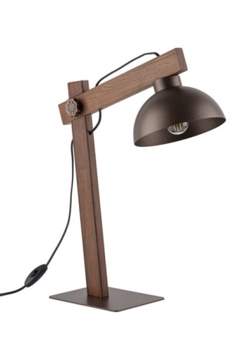 Lampa stołowa OSLO BROWN 1 - E27 15W 230V IP20