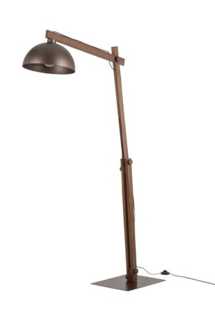 Lampa podłogowa OSLO BROWN 1 - E27 15W 230V IP20 