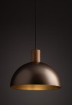 Lampa wisząca OSLO 1 BROWN - E27 15W LED 230V IP20