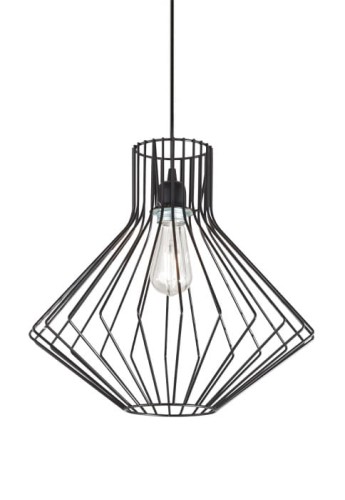 Lampa sufitowa wewnętrzna AMPOLLA-4 SP1 black - E27 60W 220-240V IP20