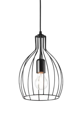 Lampa sufitowa wewnętrzna AMPOLLA-2 SP1 black - E27 60W 220-240V IP20