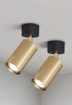 Oprawa sufitowa reflektor DYNAMITE PL1 brass - LED GU10 max 1x28W 220-240V IP20