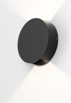 Oprawa oświetleniowa okrągła ścienna zewnętrzna LEDPOINT UP&DOWN M927 68° czarny - 7,5W, 2700K, 340lm, CRI>90, IP65 - AQFORM