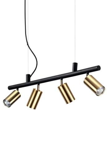 Lampa sufitowa wisząca DYNAMITE SP4 brass - GU10 max 4x28W 220-240V IP20