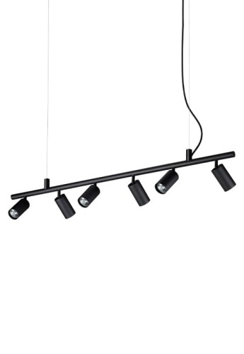 Lampa sufitowa wisząca DYNAMITE SP6 black - GU10 max 6x28W 220-240V IP20