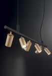 Lampa sufitowa wisząca DYNAMITE SP6 brass - GU10 max 6x28W 220-240V IP20