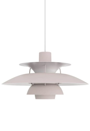 Lampa wisząca wewnętrzna HP 5 monochromatyczny ostrygowy szary - 75W E27 IP20 - LOUIS POULSEN