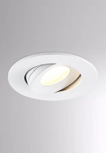 Oprawa oświetleniowa sufitowa wpuszczana AGON ROUND white - LED 5W/9W 2700K 36° IP20 - MOLTO LUCE