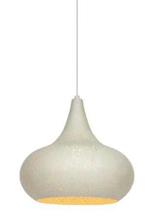 Lampa wisząca IBL/03122PE/W - 240V, Ε27, maks. 20 W (LED), IP20, biała