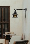 Lampa ścienna zewnętrzna VANT czarna - E27 Maks 20W LED IP44