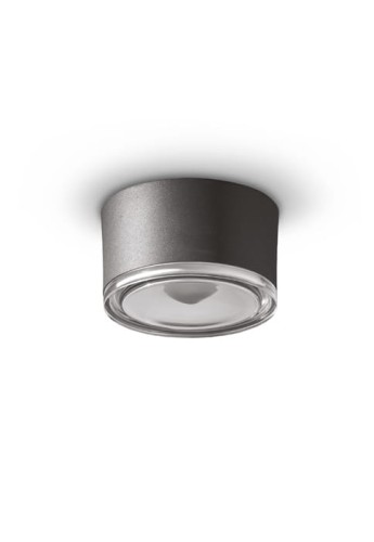 Lampa sufitowa zewnętrzna EYE ROUND 125 graphite - LED 12W 220-240V 3000K CRI>90 IP65 Spot 20° - LANDA