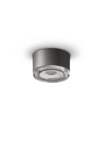 Lampa sufitowa zewnętrzna EYE ROUND 80 graphite - LED 5W 240V 3000K CRI>90 IP65 Spot 20° - LANDA
