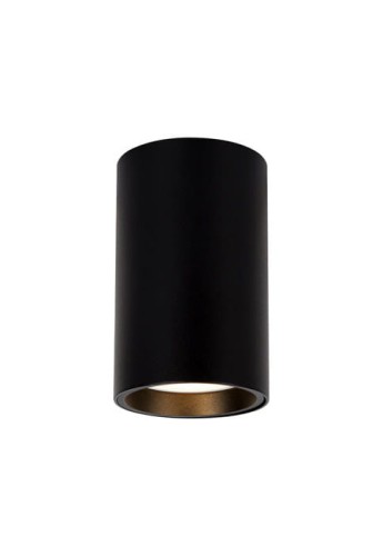 Lampa sufitowa GENESIS SPOT BLACK 10cm - 1xGU10 8W LED IP20