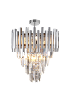 Lampa sufitowa MADISON CHROME - 9xE14 40W IP20 