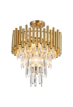 Lampa sufitowa MADISON GOLD - 9xE14 40W IP20 