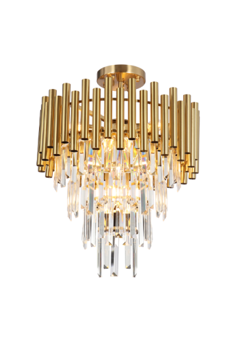 Lampa sufitowa MADISON GOLD - 9xE14 40W IP20