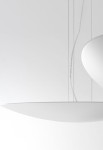 Lampa sufitowa wisząca GONG ⌀60 white - LED 43W 3000K Ra>90 4413lm 220-240V AC dimmable (DALI/Push DIM) IP20 - PANZERI