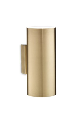 Lampa ścienna wewnętrzna LOOK AP2 antique brass - GU10 max 2x28W 220-240V IP20