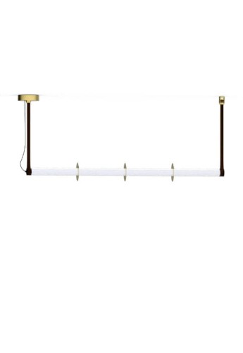 Lampa wisząca wewnętrzna ROSELINE złoty - LED 25W, 3000K, 1300lm, 220-240V, IP20 - ROBIN