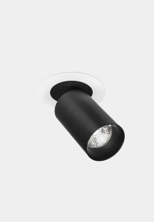 Oprawa oświetleniowa reflektor wpuszczany wewnętrzny ATOM HIDE Smoll ø52 czarny - 8.2W 3000K CRI 90 8.2º 437lm - LEDS C4 