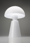 Lampa stołowa wewnętrzna STAR błyszcząca biel -  LED E27 IP20 - ALMA LIGHT