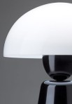 ampa stołowa wewnętrzna STAR błyszczący czarny - LED E27 IP20 - ALMA LIGHT