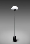 Lampa podłogowa wewnętrzna STAR błyszczący czarny - LED E27 IP20 - ALMA LIGHT 