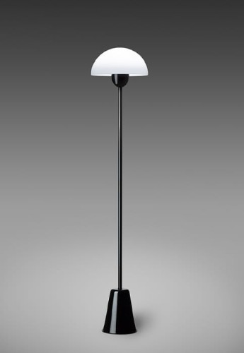 Lampa podłogowa wewnętrzna STAR błyszczący czarny - LED E27 IP20 - ALMA LIGHT