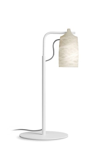 Lampa stołowa wewnętrzna PAROS alabaster - LED E14 max 20W IP20 - ALMA LIGHT