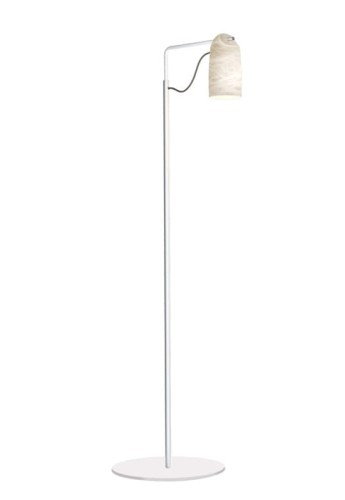 Lampa podłogowa wewnętrzna PAROS alabaster - LED E14 max 20W IP20 - ALMA LIGHT