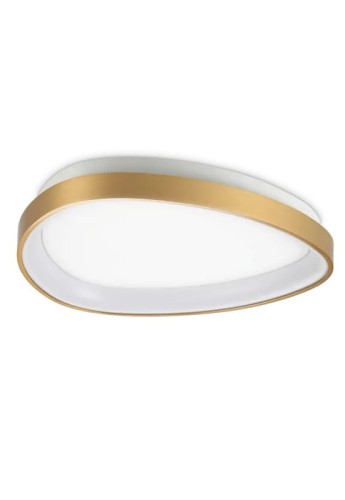 Lampa sufitowa wewnętrzna GEMINI PL D042 brass - LED 23W 3000K 3000lm 220-240V ON-OFF IP20
