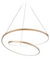 Lampa wisząca wewnętrzna OZ SP D80 brass - LED 55W 3000K 6100lm 220-240V IP20 DALI / Push
