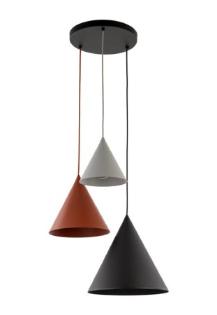 Lampa wisząca CONO MIX 3 SML - E27 15W LED 230V-50Hz IP20 
