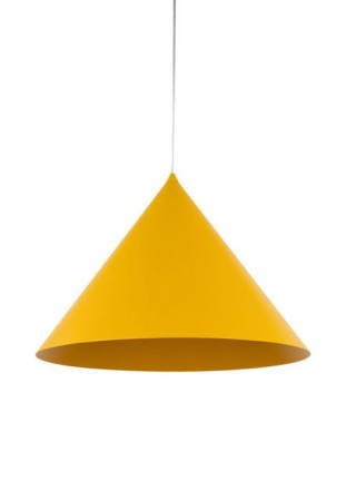 Lampa wisząca CONO 1XL YELLOW - E27 15W LED 230V-50Hz IP20