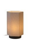 Lampa podłogowa wewnętrzna ROXI czarny-biały krem - E27 220-240V IP20 33cm - ROBIN