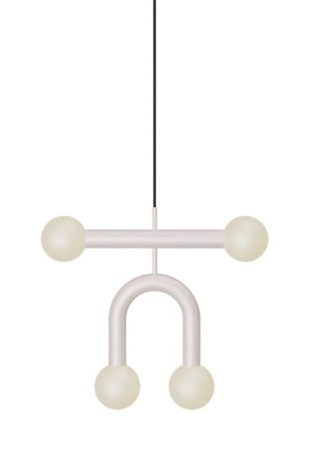 Lampa wisząca wewnętrzna RIGOBERTA DUO SUPER CURVED matowy biały - 4xG9 220-240V IP20 ON-OFF - ROBIN