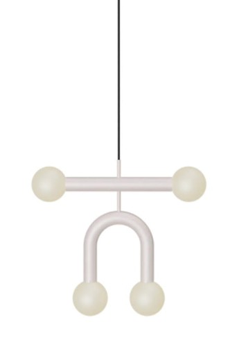 Lampa wisząca wewnętrzna RIGOBERTA DUO SUPER CURVED matowy biały - 4xG9 220-240V IP20 ON-OFF - ROBIN