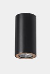 Oprawa oświetleniowa sufitowa wewnętrzna PIPE SINGLE czarny - GU10 8W 302lm IP23 - LEDS C4 