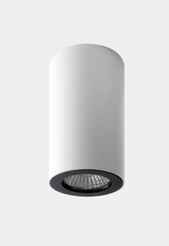 Oprawa oświetleniowa sufitowa wewnętrzna PIPE SINGLE biały - GU10 8W 302lm IP23 - LEDS C4