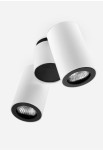Oprawa oświetleniowa sufitowa wewnętrzna PIPE DOUBLE biały - GU10 16W 605lm IP23 - LEDS C4