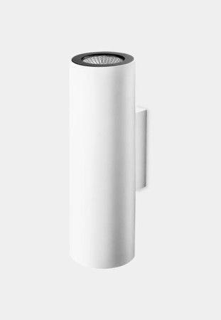 Oprawa ścienna wewnętrzna PIPE biały - GU10 16W 392lm IP23 - LEDS C4 