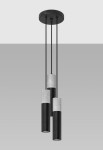 Lampa wisząca BORGIO 3P czarny - GU10, 3x10W LED, 230V 50Hz, IP20