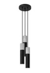 Lampa wisząca BORGIO 3P czarny - GU10, 3x10W LED, 230V 50Hz, IP20