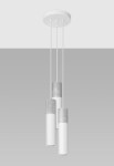 Lampa wisząca BORGIO 3P biały - GU10, 3x10W LED, 230V 50Hz, IP20