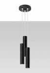 Lampa wisząca LAGOS 3P czarny - GU10, 3x10W LED, 230V 50Hz, IP20